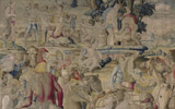 Atelier di Jan Rost, disegno e cartone di Bronzino, Vendita di Giuseppe, 1549 | Ordito: lana (8 fili x cm); trama: lana seta argento e oro filato, Roma, Palazzo del Quirinale