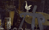 Georges Braque, Atelier VI, 1950-51	| Olio su tela, cm 130 x 162,5	 | Saint-Paul de Vence, Fondation Marguerite et Aim Maeght, Saint-Paul de Vence |  foto Archives Maeght, Claude Germain