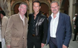 Il direttore di FasionDesignLab Maurizio Gori con Robert Tateossian e Roberto Cantini