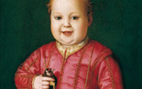 Bronzino (Agnolo di Cosimo; Monticelli, Firenze 1503-Firenze 1572) Ritratto di Giovanni di Cosimo I de Medici, 1545, olio su tavola; cm 58 x 45,4. Firenze, Galleria degli Uffizi, inv. 1890 n. 1475