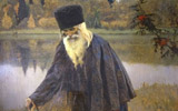 Mikhail Nesterov, Anacoreta, 1888, Olio su tela