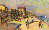Joan Mir, La spiaggia a Cambrils, 1917, Svizzera, Nahmad Collection