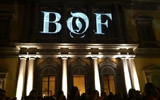 Villa Favard illuminated by the acronym of The Business of Fashion - BOF | PITTI UOMO 82 & PITTI IMMAGINE W_WOMAN PRECOLLECTION 10 | Firenze, Fortezza da Basso 19-22 giugno 2012