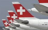 Swiss International Air Lines (SWISS)  la compagnia di bandiera svizzera.<br>Con la sua flotta di 91 aeromobili serve 74 destinazioni in 39 paesi da Zurigo, Basilea e Ginevra e trasporta circa 15 milioni di passeggeri l'anno con 92 aerei.<br>SWISS fa parte del gruppo Lufthansa, ed  membro di Star Alliance, la pi importante alleanza di compagnie aeree del mondo.<br><br>