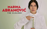 Poster / Locandina della mostra Marina Abramovic. The Cleaner | Palazzo Strozzi, Firenze, > 20 gennaio 2019