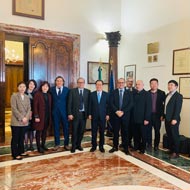 Grande successo della delegazione della citt di Namyangju, Corea del Sud, in visita alla Provincia di Salerno | 12 aprle 2019