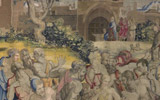 Nicolas Karcher's Atelier, drawing and cardboard by Bronzino, La coppa di Giuseppe ritrovata nel sacco di Beniamino, 1550-53, Roma, Palazzo del Quirinale
