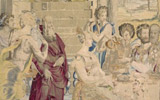 Jan Rost's Atelier, drawing and cardboard by Bronzino, Giuseppe in prigione e il banchetto del Faraone, 1546-47, Roma, Palazzo del Quirinale