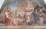 Alessandro Tiarini - The restoration of the San Marco church and monastery, between 1602 - 1606 | Fresco 230x386