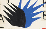 Henri Matisse, Bozzetto per la copertina del secondo numero di Pierre à feu, Les Miroirs profonds, 1947 | Papier-decoupé, cm 24 x 21 | Saint-Paul de Vence, Fondation Marguerite et Aimé Maeght, Saint-Paul de Vence | © foto Archives Fondation Maeght