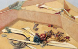 Max Ernst (Brühl 1891-Parigi/Paris 1976), Giardino trappola per aeroplani [Jardin gobe-avions]/Garden Airplane Trap, 1935 | olio su tela/Oil on canvas, cm 33 x 46,5  | Collezione privata/Private collection