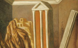 Giorgio de Chirico (Volo/Volos 1888-Roma/Rome 1978), Tempio nella stanza/Temple in a Room, 1928 | olio su tela/Oil on canvas, cm 117 x 89,5 | Collezione privata/Private collection