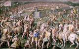 Giorgio Vasari e aiuti, Assalto a Pisa, Salone dei Cinquecento, Palazzo Vecchio - Firenze