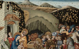 Giovanni di Paolo, predella - Adorazione dei Magi, Cleveland, Museum of Art