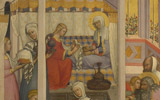 Paolo di Giovanni Fei, Natività della Vergine, Siena, Pinacoteca Nazionale