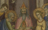 Gregorio di Cecco, predella del Polittico Tolomei - Sposalizio della Vergine (elemento di predella), Londra, National Gallery