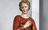 Jacopo della Quercia, Annunciazione - Madonna Annunciata,  San Gimignano, Collegiata