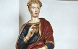 Jacopo della Quercia, Annunciazione - Angelo Annunciante,  San Gimignano, Collegiata