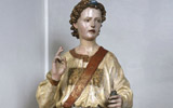 Francesco di Valdambrino, Annunciazione - Angelo Annunciante, Asciano, Museo di Palazzo Corboli