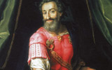 Jacob Bunel, Portrait of Henry IV in the likeness of Mars, oil on canvas, Musée National du Château de Pau