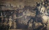 Remigio Cantagallina, The Siege of Paris, 1610, oil on canvas, Florence, Galleries Storage