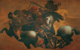 From Leonardo da Vinci, Battle of Anghiari, oil on wood, Florence, Musei di Palazzo Vecchio (Deposito degli Uffizi)