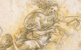 From Filippino Lippi, Rape of Europa, Charcoal Drawing on paper, Florence, GDSU Galleria degli Uffizi