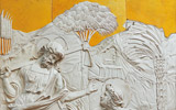 G. Rustici, Sant'Agostino, glazed terracotta, Florence, Museo Nazionale del Bargello
