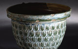 Glazed cup, I Century AD, Antiquarium of the Soprintendenza Speciale per i Beni Archeologici of Naples and Pompei