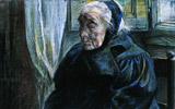 Umberto Boccioni, Nonna, 1905-6, Pastello su carta, 116x71 cm, Collezione della Fondazione di Venezia