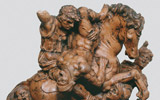 G. Rustici, Zuffa, terracotta, Firenze, Museo Nazionale del Bargello