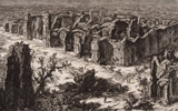 Giambattista Piranesi, Rovine delle Terme Antoniniane, da Vedute di Roma