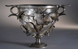 Skyphos in argento, I secolo d.C., Museo Nazionale Archeologico di Napoli