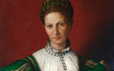 Bronzino (Agnolo di Cosimo; Monticelli, Florence 1503.Florence 1572) Portrait of a Women (Matteo Sofferonis Daughter?) c. 1530.2 oil on panel; 76.6 x 66.2 x 1.3 cm Windsor, Windsor Castle, State Apartments Lent by Her Majesty Queen Elizabeth II, RCIN 405754