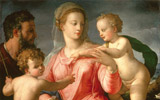 Bronzino (Agnolo di Cosimo; Monticelli, Florence
1503.Florence 1572), Holy Family with St John c. 1555.59, oil on canvas (transferred from panel); 117 x 99 cm. Moscow, The State Pushkin Museum of Fine Arts, inv. 2699