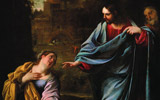 Annibale Carracci, Cristo e la Cananea, (oil on canvas 255x196), Parma Palazzo Comunale  | Archivio dell'Arte - © photo by Luciano Pedicini
