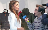 PITTI UOMO 79, Florence, 11-14 january 2011 | Nina Senicar vip guest at the stand CP Company
