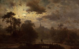 J.L. Dupr, Landscape in Moonlight, 1852, oil on canvas, cm 59 x 62, National Museum (Warszawa)