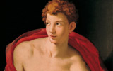 Bronzino (Agnolo di Cosimo; Monticelli, Firenze 1503-Firenze 1572) San Sebastiano, 1532-1535, olio su tavola; cm 87 x 76,5; con cornice cm 115,2 x 100,5 x 10. Madrid, Museo Thyssen-Bornemisza, inv. n. 64 (1985.2)