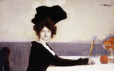 Leon Bakst, «La cena», 1902, Olio su tela