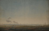 Giuseppe Pietro Bagetti, La battaglia di Marengo, inizi XIX secolo, acquarello su carta, mm 655 x 1005, Biblioteca Reale di Torino