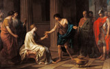 Jean-Charles Nicaise Perrin (Parigi, 1754-1831), Sofonisba riceve la coppa avvelenata che Massinissa si è visto costretto a inviarle, 1783, olio su tela, 89 x 133 cm, Tolosa, Musée des Augustins