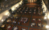 International Trade Exhibition of Antiques | Gala Dinner in the Salone dei Cinquecento of Palazzo Vecchio in Florence during the XXVIedition 2009