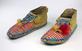Sioux Manufacturing (North America), pair of moccasins, 1890. Toronto, The Bata Shoe Museum |  Work on show Until 12th March 2012 in Florence, Palazzo Spini Feroni � Museum Salvatore Ferragamo during the exhibition �Inspirations and Visions�, edited by Stefania Ricci and Sergio Risaliti