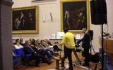 Un momento del primo incontro pubbblico di presentazione dell'Associazione ARTIAMARO, presso l'Auditorium della Cassa di Risparmio di Firenze, 1 dicembre 2011
