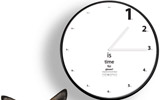 Emanuele Magini - MaginiDesignStudio, Glasses time - orologio con caratteri differenziati da esame dell'acuità visiva - Collezione PrimoAprile, 2011