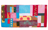 Sue Kennington / Dyed rags on foam - copriletto/ 2011 | OH! NIRICA. QUANDO I SOGNI INCONTRANO LA MATERIA, Firenze, OTTO Luogo dell'Arte, via Maggio 43 rosso – 50125, 24 settembre – 7 dicembre 2011