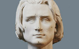 Lorenzo Bartolini, Franz Liszt, 1838-39, gesso, Firenze, Galleria dell'Accademia