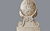Lorenzo Bartolini, Stele del gobbo, 1843 ca, marmo, Firenze, Galleria d'arte moderna di Palazzo Pitti