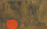 Joan Miró, Pittura-poema (Musica, Senna, Michel, Bataille et me), 1927, Svizzera, Volkart Foundation